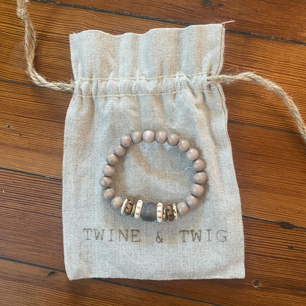 Twine & Twig Stacking Bracelet- Warm Neutrals